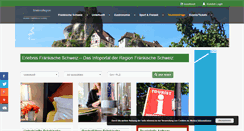 Desktop Screenshot of erlebnis-fraenkische-schweiz.net